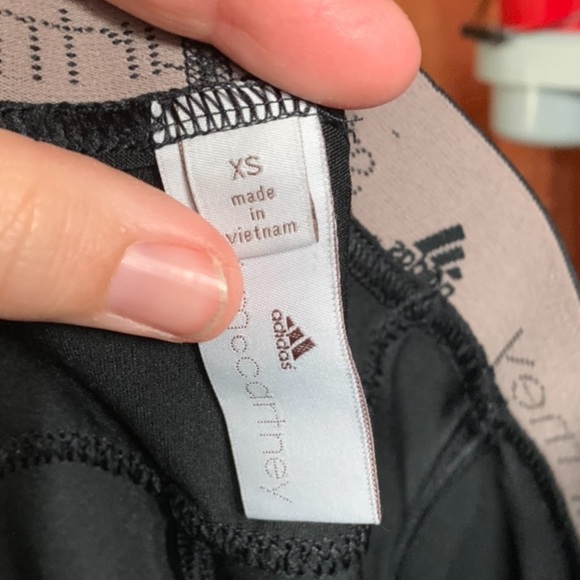🔵 Stella McCarthy X Adidas black leggings with compression like new XS - Picture 7 of 10